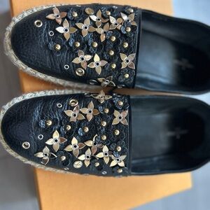 Louis Vuitton Black Leather Shoes